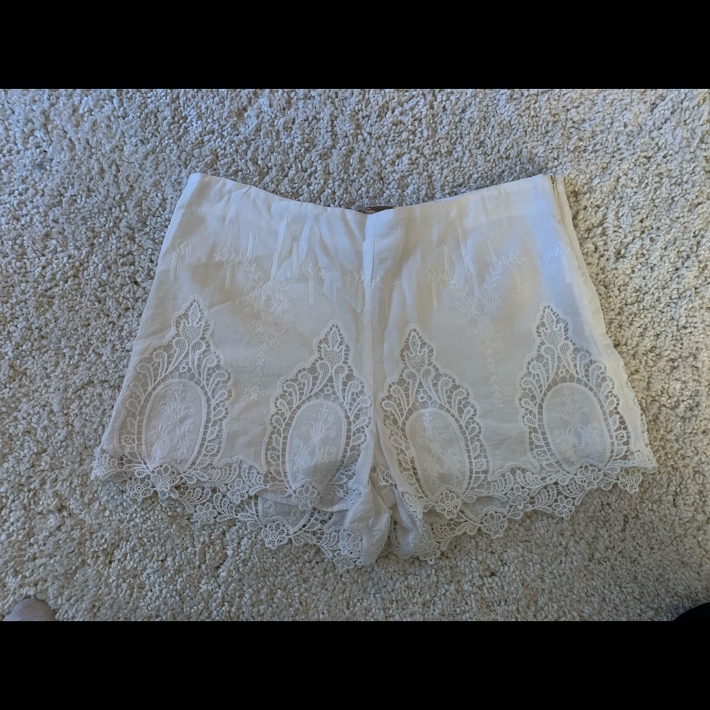 Forever 22 white shorts